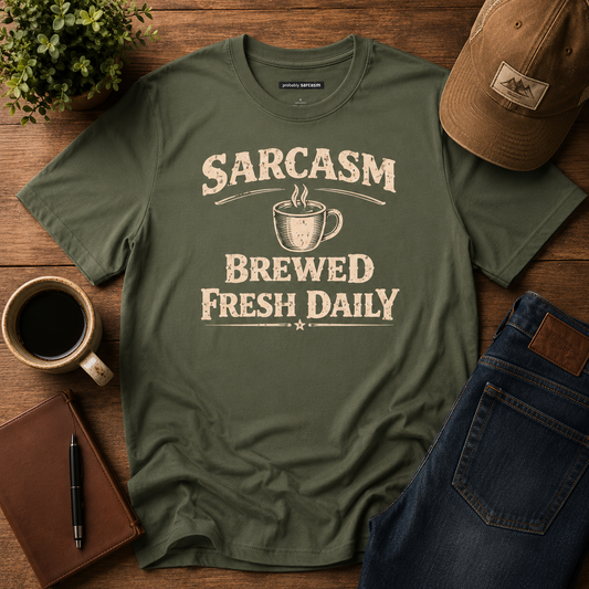 Sarcasm Brewed Fresh Daily