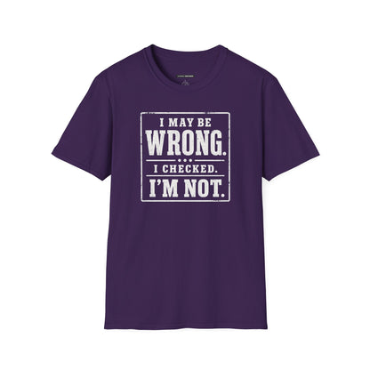 I MAYBE WRONG