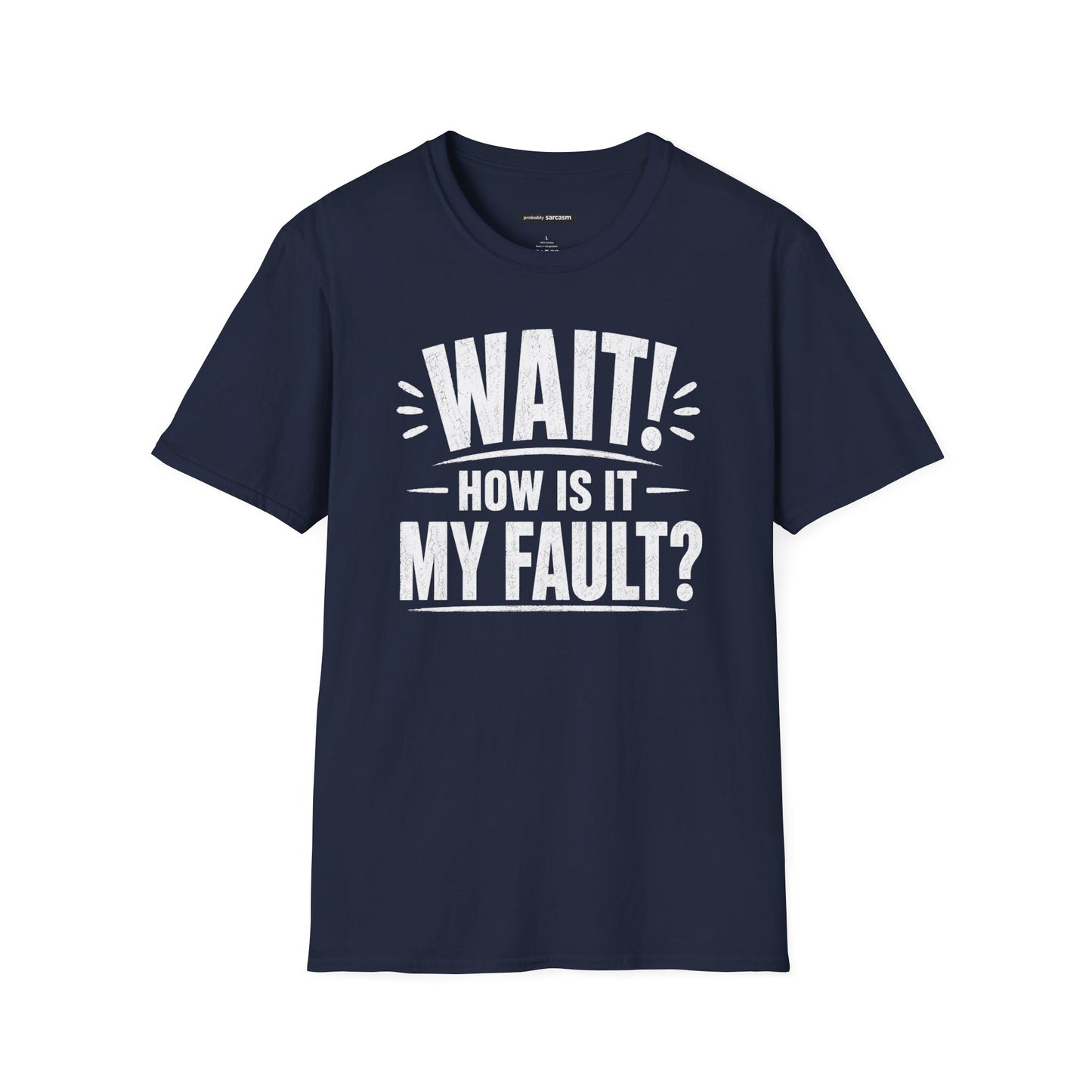 "Wait! How Is It My Fault?"