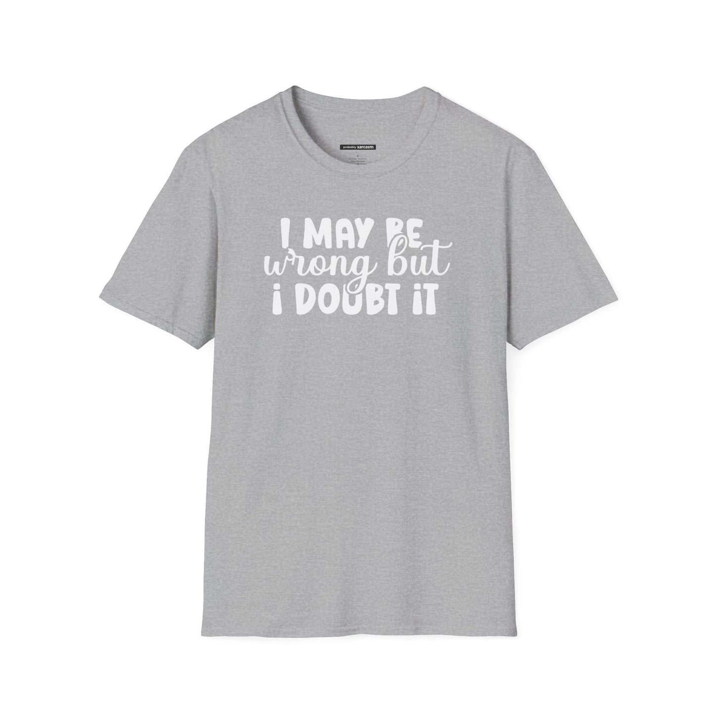 I May Be Wrong But I Doubt It