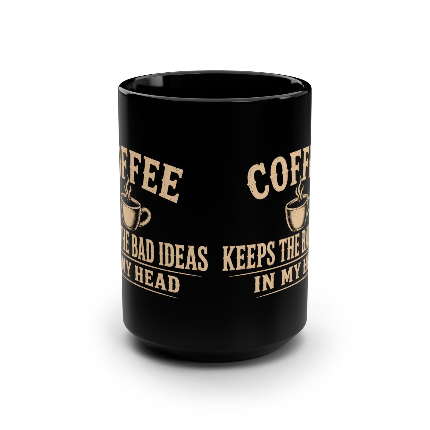 Black Mug, 15oz