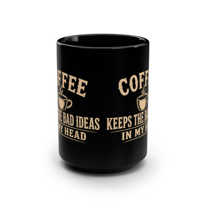 Black Mug, 15oz