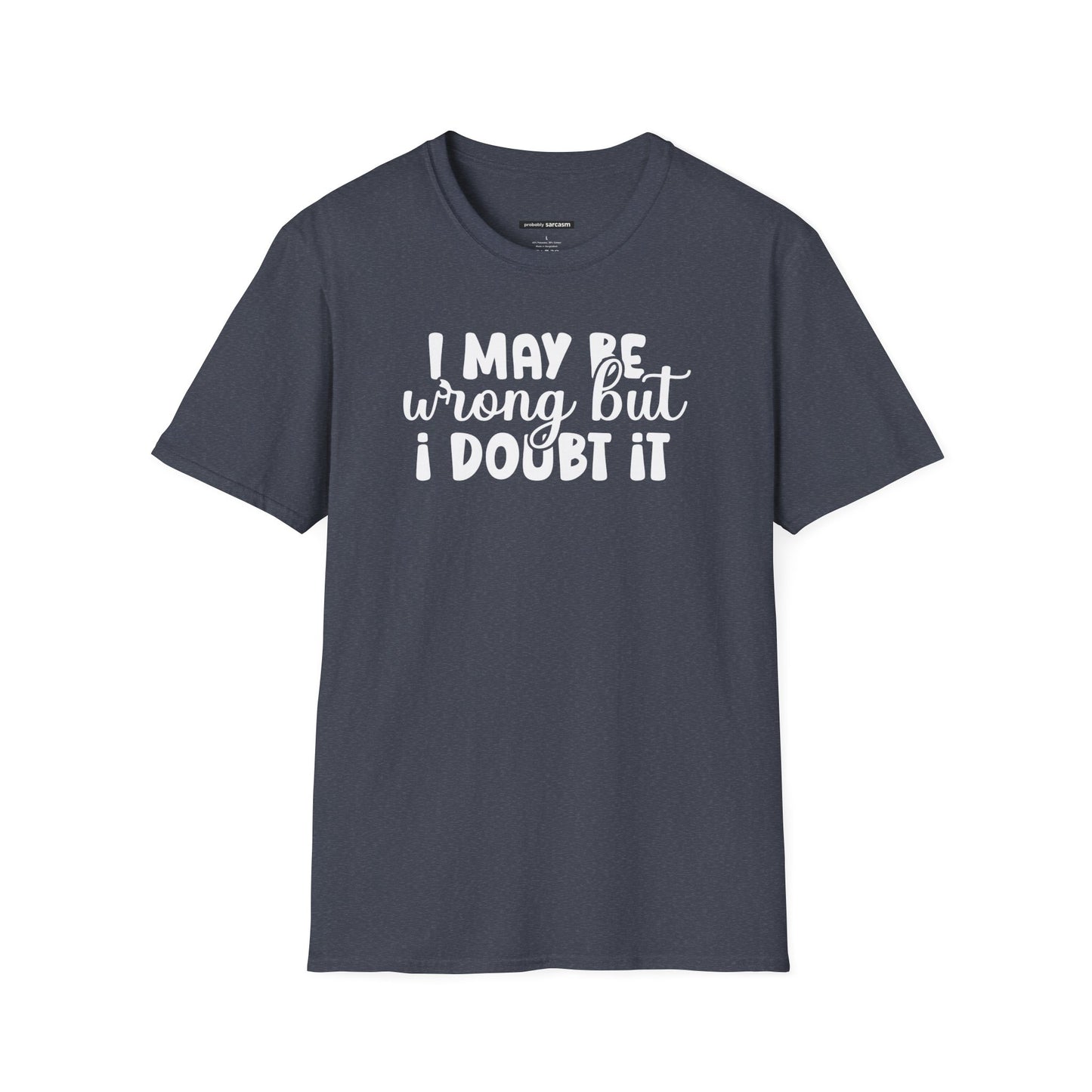 I May Be Wrong But I Doubt It