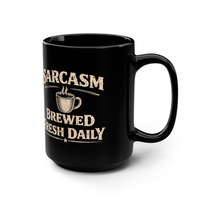 Black Mug, 15oz