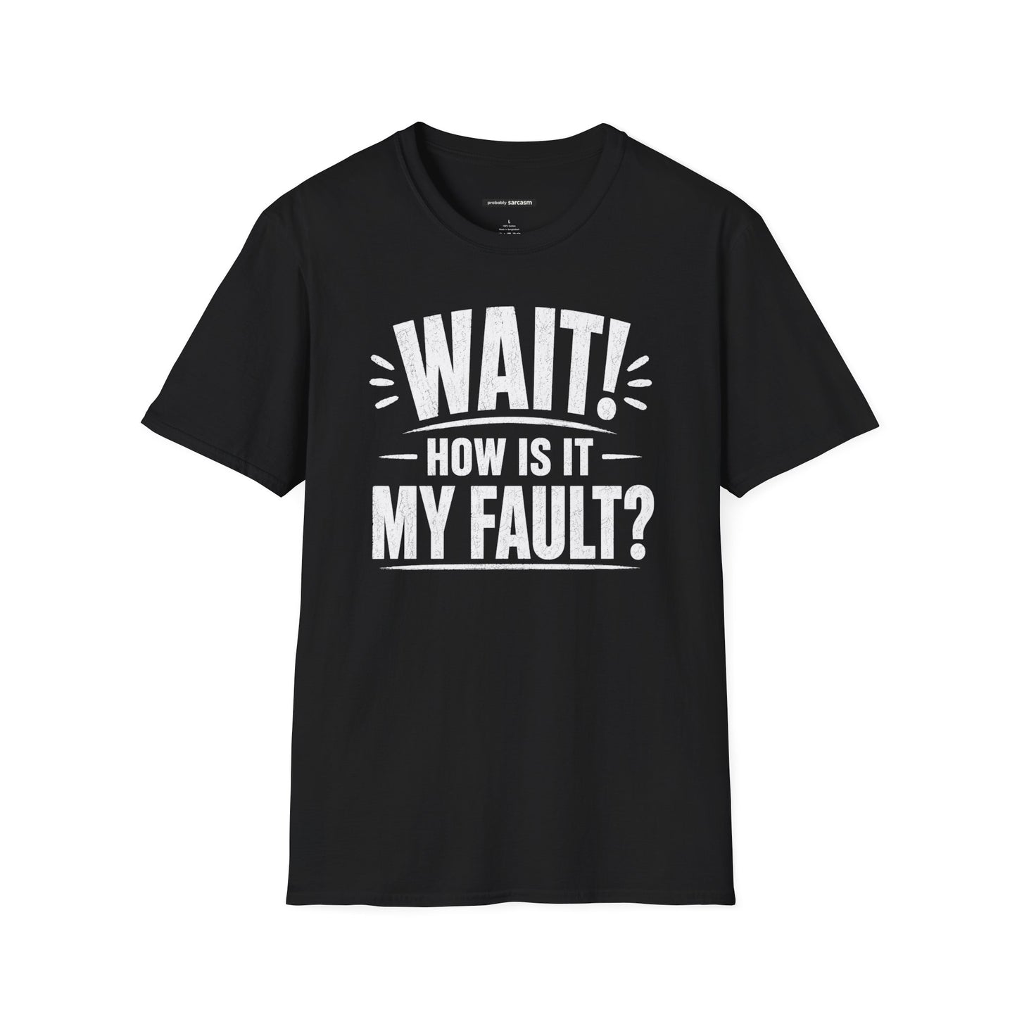 "Wait! How Is It My Fault?"