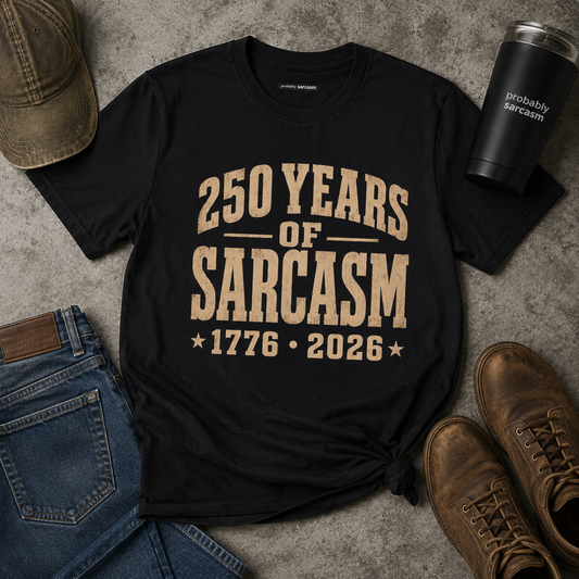250 YEARS OF SARCASM 1776-2026