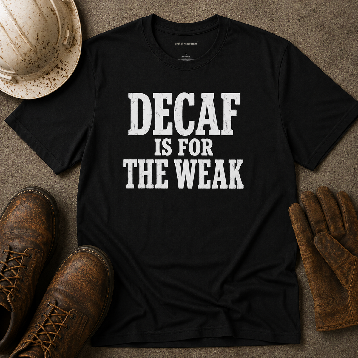 Decaf Is For The Weak Coffee T-Shirt