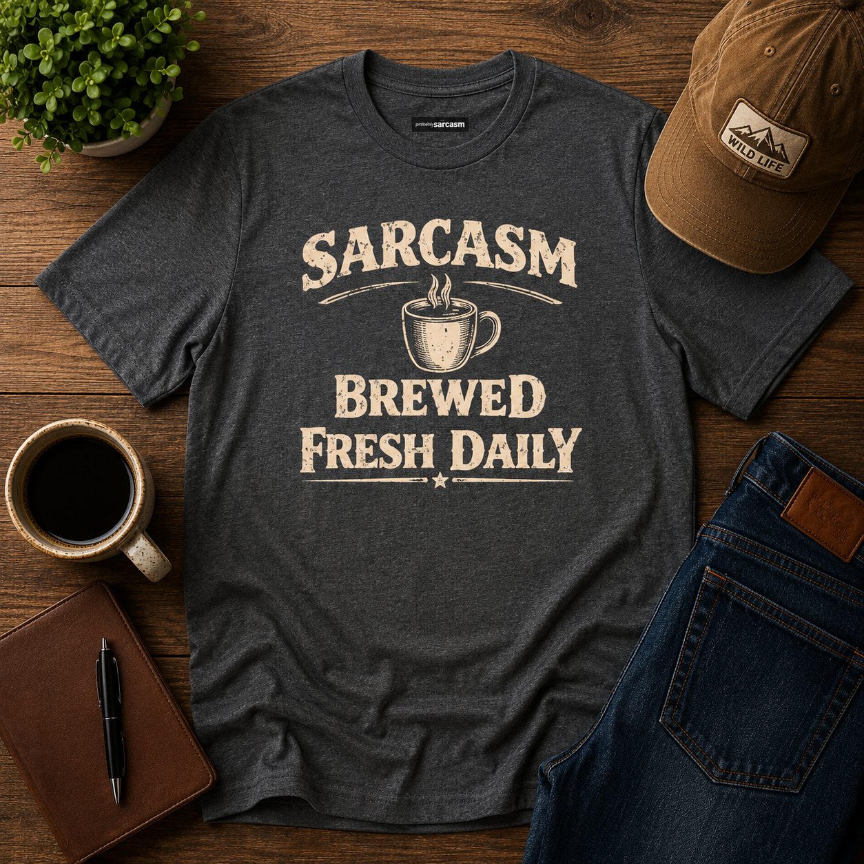 Sarcasm Brewed Fresh Daily