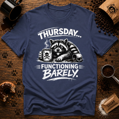 THURSDAY FUNCTIONING BARELY
