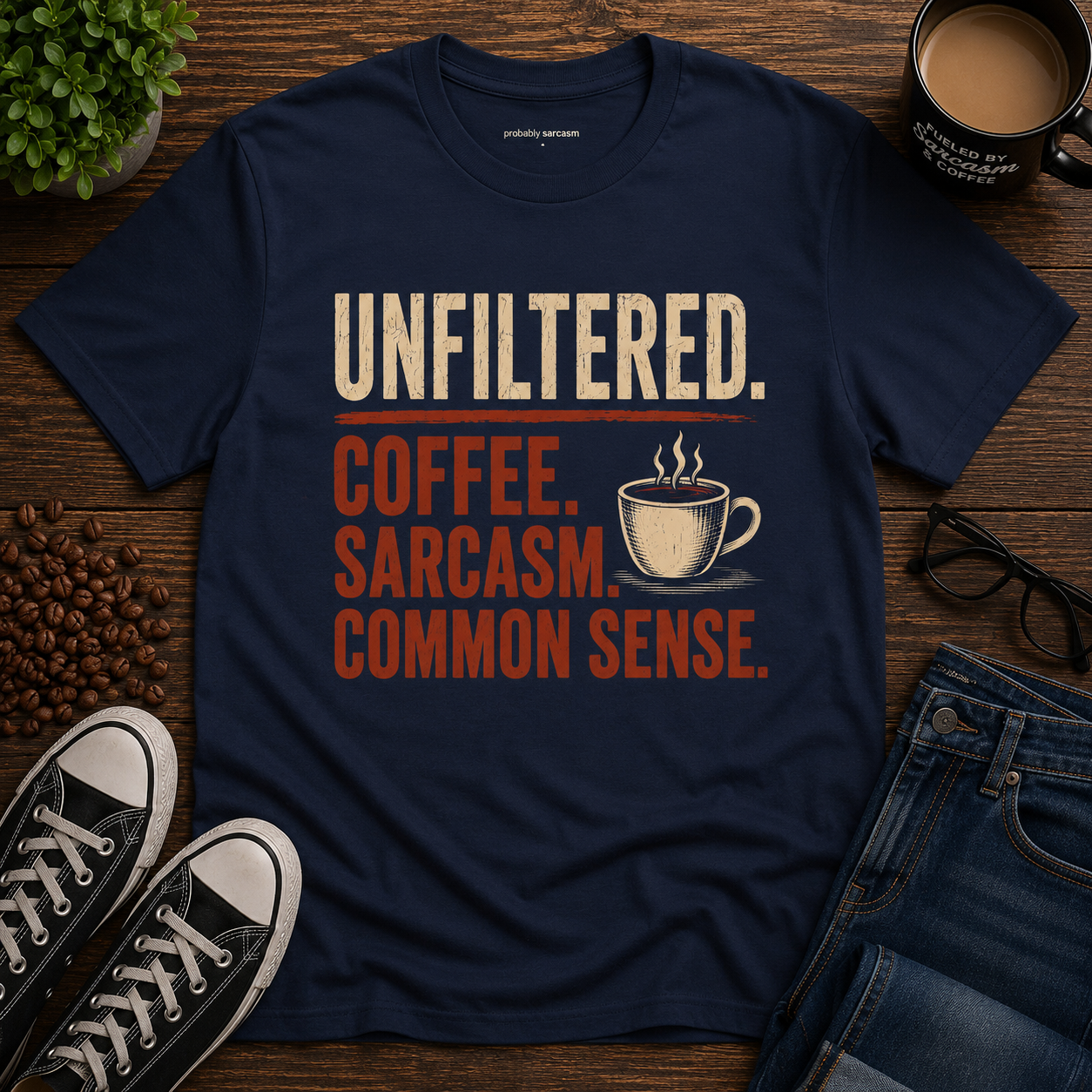 Unfiltered. Coffee. Sarcasm. Common Sense.