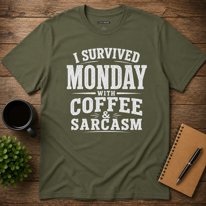 I Survived Monday With Coffee & Sarcasm