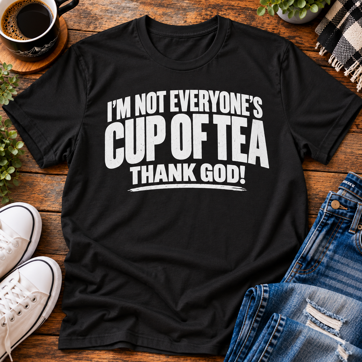 I'm Not Everyone's Cup of Tea, Thank God! Graphic Tee