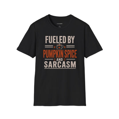 Fueled by Pumpkin Spice and Sarcasm Fall Tee