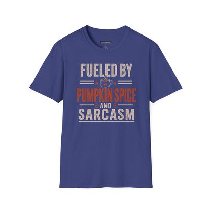 Fueled by Pumpkin Spice and Sarcasm Fall Tee