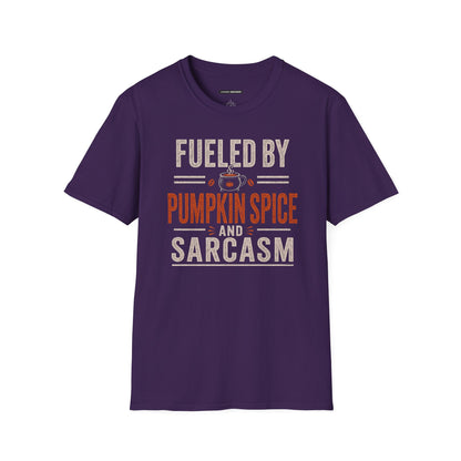 Fueled by Pumpkin Spice and Sarcasm Fall Tee