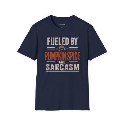 Fueled by Pumpkin Spice and Sarcasm Fall Tee