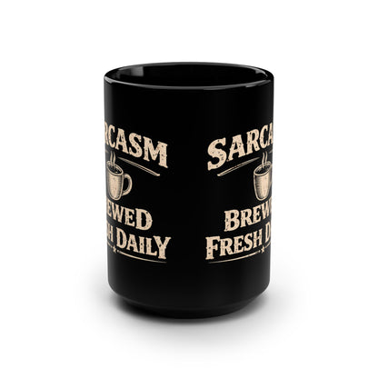 Black Mug, 15oz
