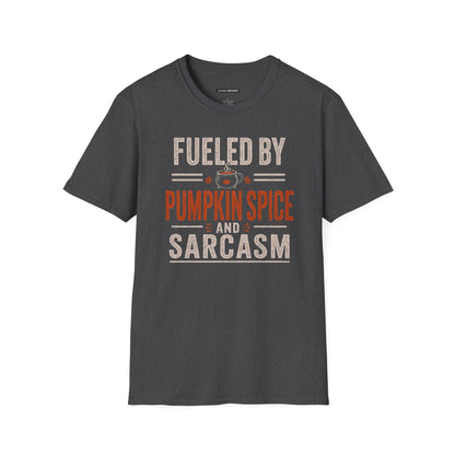Fueled by Pumpkin Spice and Sarcasm Fall Tee